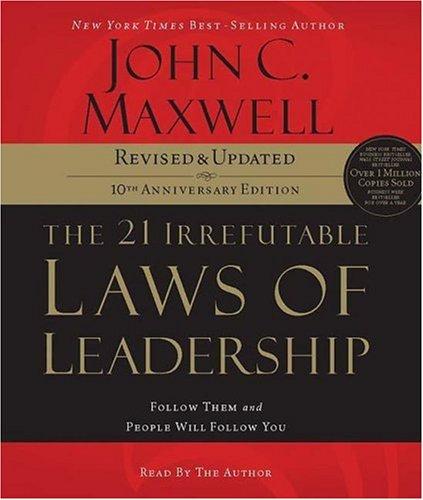 Cover of The 21 Irrefutable Laws of Leadership